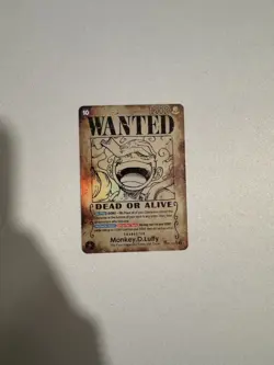 One Piece Monkey.D.Luffy OP09-119 Wanted Poster English - Image 1