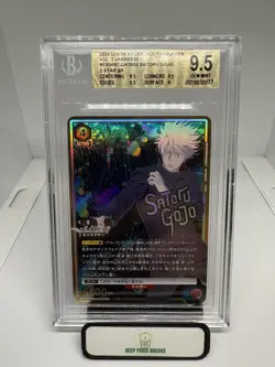 BGS 9.5 UNION ARENA JAP EX04BT/JJK JUJUTSU KAISEN VOL.2 052 SATORU GOJO 2 STAR - Image 1