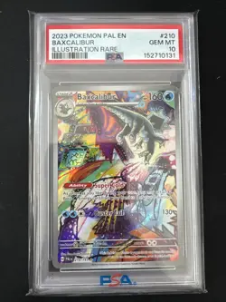 Baxcalibur Illustration Rare S&V Paldea Evolved Pokemon TCG Card 210/193 PSA 10 - Image 1