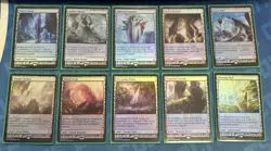 MTG Magic: The Gathering ***20 Foil Card PLAYTEST Dual/Pain Lands*** HQ Printed - Image 2