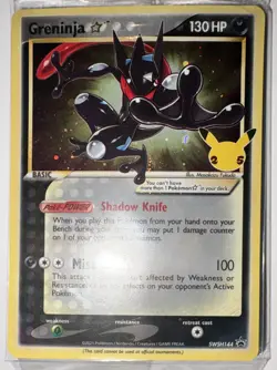 Pokemon TCG Greninja Star SWSH144 Promo Holo 130 HP English SWSH Promo Cards - Image 2