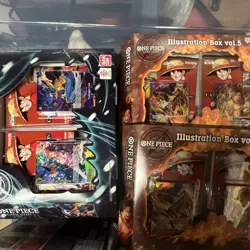 Bandai ONE PIECE Card Game Illustration Box Vol.5 Vol.6 Box Monkey D. Luffy - Image 1