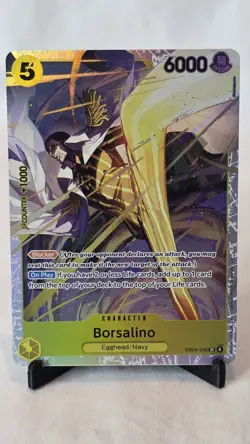 Borsalino EB04-058 SR Foil Adventure on Kami's Island One Piece Card Game NM - Image 1