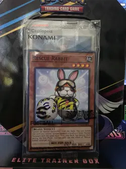 Yu-Gi-Oh! Rescue Rabbit Neymar Jr. 2025 eFootball Promo Card New Sealed - Image 1