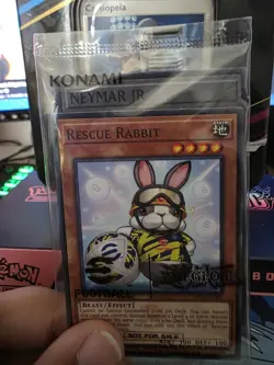 Yu-Gi-Oh! Rescue Rabbit Neymar Jr. 2025 eFootball Promo Card New Sealed - Image 3