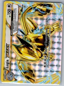 Lugia BREAK 79/124 XY - Fates Collide - Pokemon Card - LP - Image 1