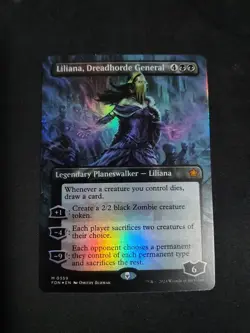Liliana, Dreadhorde General (FDN 0359) (Borderless) Foundations, Foil - Image 2