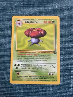 Vileplume Pokemon Jungle Set Holo 15/64 Non- Holo 31/64 NM Unlimited - Image 1