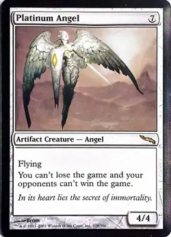 Platinum Angel Mirrodin Rare Magic: The Gathering NM/M - Image 1