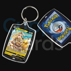 Pokemon Music P25 Unreleased Katy Perry Pikachu 010 | Mini Pokemon Card Keychain - Image 1
