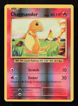 Pokemon TCG Charmander Evolutions 9/108 Reverse Holo LP. - Image 1
