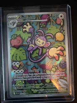 Ambipom 107/094 Illustration Rare Phantasmal Flames Mega Evolution Pokemon TCG ✅ - Image 3
