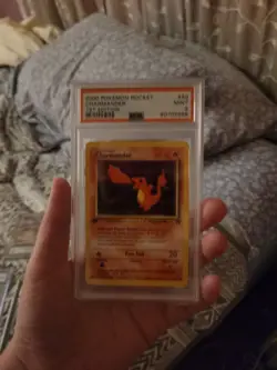 2000 Pokemon Charmander 1st Edition #50/82 Team Rocket PSA 9 Mint 60702588 - Image 1