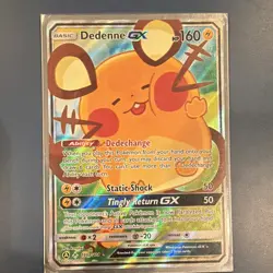 The Pokemon Company Dedenne GX 195/214 SM Unbroken Bonds Full Art Holo UR - Image 1