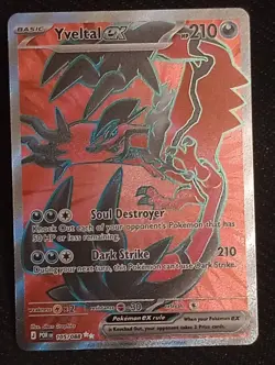 Yveltal EX 105/088 Full Art Holo Ultra Rare Perfect Order💥💥 PACK FRESH 💥💥 - Image 1