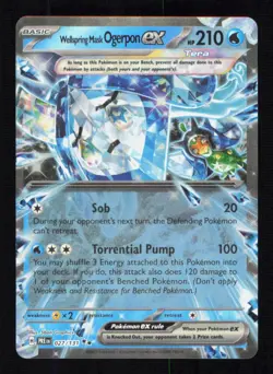 WELLSPRING MASK OGERPON EX 027/131 HOLO PRISMATIC EVOLUTIONS POKEMON NEAR MINT - Image 1