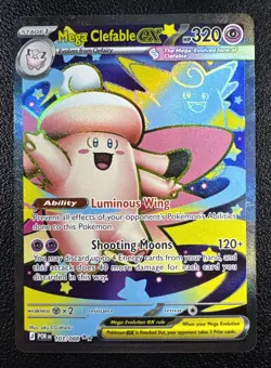 Pokemon Mega Clefable ex Ultra Rare Full Art Holo 103/088 Perfect Order - Image 1