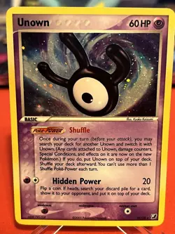 Unown W/115 Rare Unseen Forces Pokemon Lightly Played - Image 1
