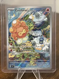 Castform Sunny Form 195/191 Pokemon Surging Sparks Near Mint Illustration Rare - Image 1