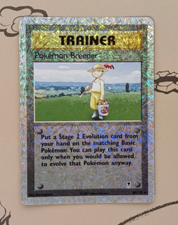 Pokemon Breeder (Reverse Holo) #102 - Pokemon Legendary Collection 2002 - LP - Image 1