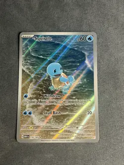 Pokemon TCG Squirtle 170/165 Scarlet & Violet 151 Illustration Rare NM - Image 1