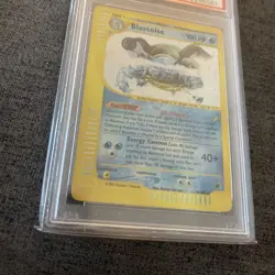Pokemon Blastoise Expedition Holo Rare #4 PSA 9 Mint - Image 2