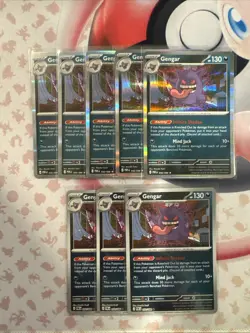 Genger Pokemon TCG Perfect Order 050/088 - Lot Of 9 - Image 1