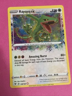 Pokemon TCG Rayquaza Rare, Vivid Voltage 138/185 - Image 1