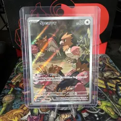 Spearow 151/132 Illustration Rare Mega Evolution Pokemon TCG - Image 1