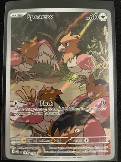 Pokemon Spearow 151/132 Me01: Mega Evolution Illustration Rare Holo - Image 1