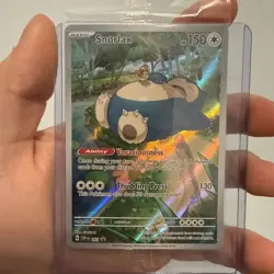 SNORLAX Sealed 151 SVP EN 051 Black Star Promo Scarlet & Violet Pokemon 151 - Image 3