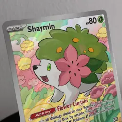 Pokemon TCG Shaymin 185/182 Destined Rivals Illustration Rare NM/Mint - Image 4