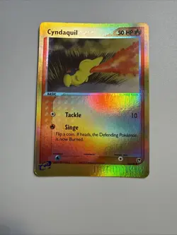 Cyndaquil 59/100 Sandstorm Pokemon Reverse Holo Cleanest DMG (NM Back) - Image 1