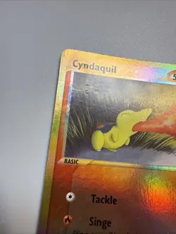 Cyndaquil 59/100 Sandstorm Pokemon Reverse Holo Cleanest DMG (NM Back) - Image 4