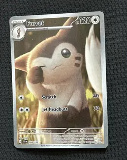 Pokemon Furret 168/159 Journey Together Illustration Rare Holo - Image 1