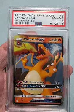 Pokemon TCG – Charizard GX 9/68 Hidden Fates Holo – PSA 8 - Image 1