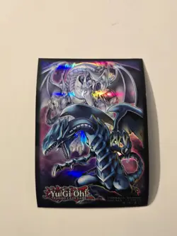 Yu-Gi-Oh! Double Dragon Card Sleeves 50ct Blue-Eyes Azure-Eyes Slight Bow - Image 1