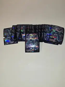 Yu-Gi-Oh! Double Dragon Card Sleeves 50ct Blue-Eyes Azure-Eyes Slight Bow - Image 3
