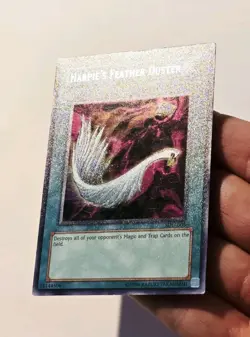 Yugioh Harpie's Feather Duster SDD-003 Prismatic Secret Rare NM - Image 4