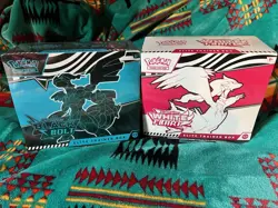 Pokemon Black Bolt and White Flare ETB Elite Trainer Box Factory Sealed Set Of 2 - Image 1