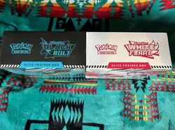 Pokemon Black Bolt and White Flare ETB Elite Trainer Box Factory Sealed Set Of 2 - Image 2
