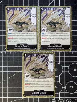 Ground Death Playset OP14-096 x3 - The Azure Sea's Seven - One Piece TCG - Image 1