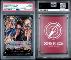 2024 ONE PIECE PREMIUM COLLECTION MONKEY D LUFFY # 003 PSA 10 - Image 3