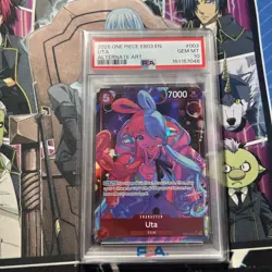 2026 One Piece Eb03-003 Extra Booster Heroines Edition Uta Alt Art PSA 10 #003 - Image 1