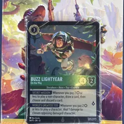 Buzz Lightyear On the Way Lorcana Wilds Unknown Disney Parks Exclusive Promo - Image 1