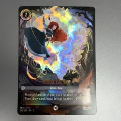 Ravensburger Disney Lorcana Touch the Sky 240/204 Enchanted Foil Alt Art 2C - Image 1