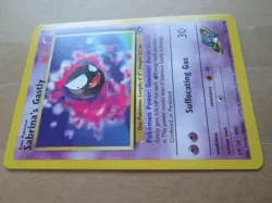 Sabrina's Gastly - 97/132 - Common WOTC TCG—Gym Challenge Pokemon Card - Image 3