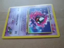 Sabrina's Gastly - 97/132 - Common WOTC TCG—Gym Challenge Pokemon Card - Image 4