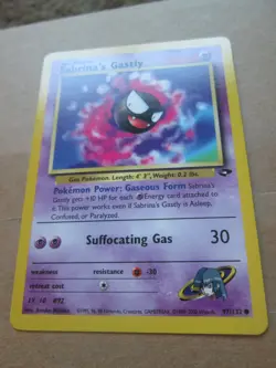 Sabrina's Gastly - 97/132 - Common WOTC TCG—Gym Challenge Pokemon Card - Image 5