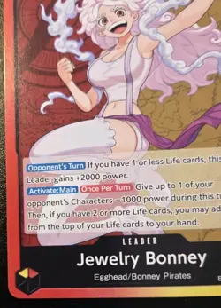 Jewelry Bonney EB04-001 Leader Adventure On Kami's Island One Piece Card Game - Image 4